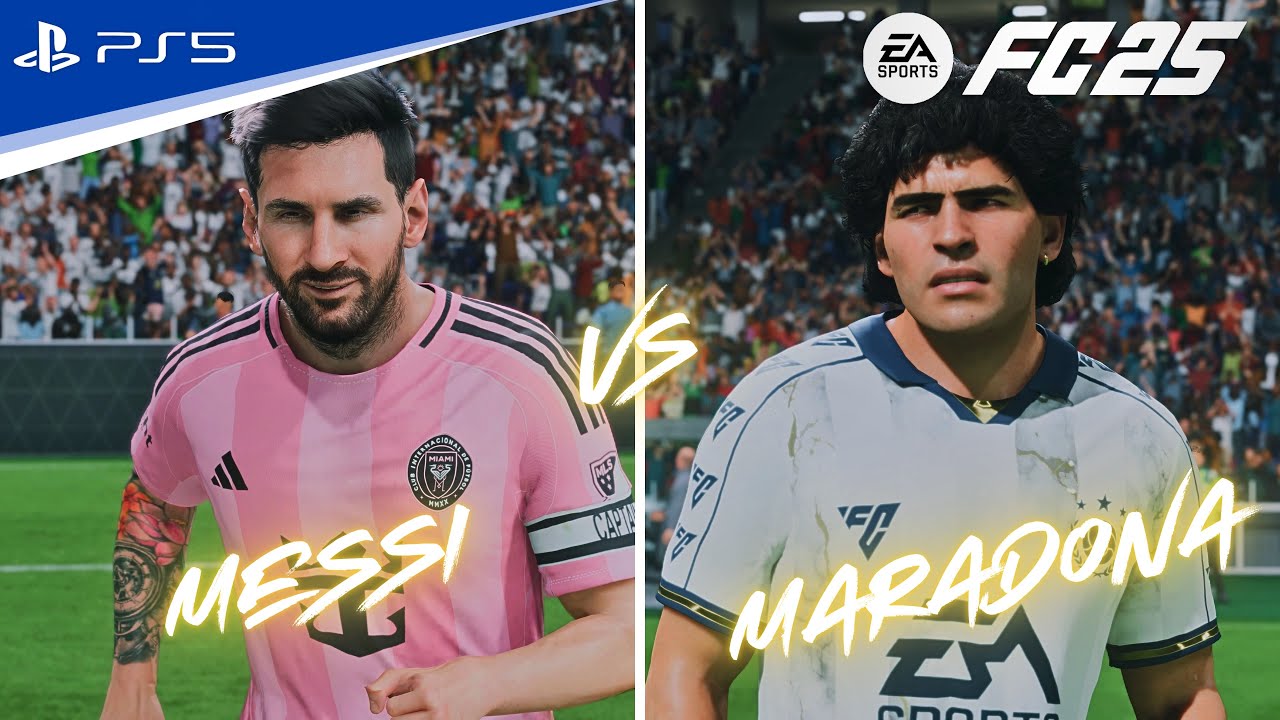 FC25 - Classic XI vs Inter Miami 24/25 ft Messi vs Maradona | PS5 [4K60]
