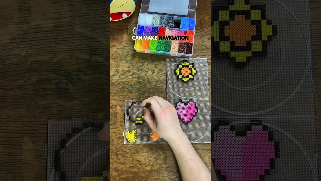 Making a Pok&eacute;mon Gym Marsh Badge! Pixel Perler Bead