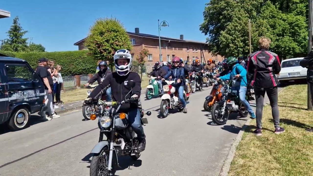 Simson Treffen Gadebusch 2023 - Ausfahrt Rögnitz