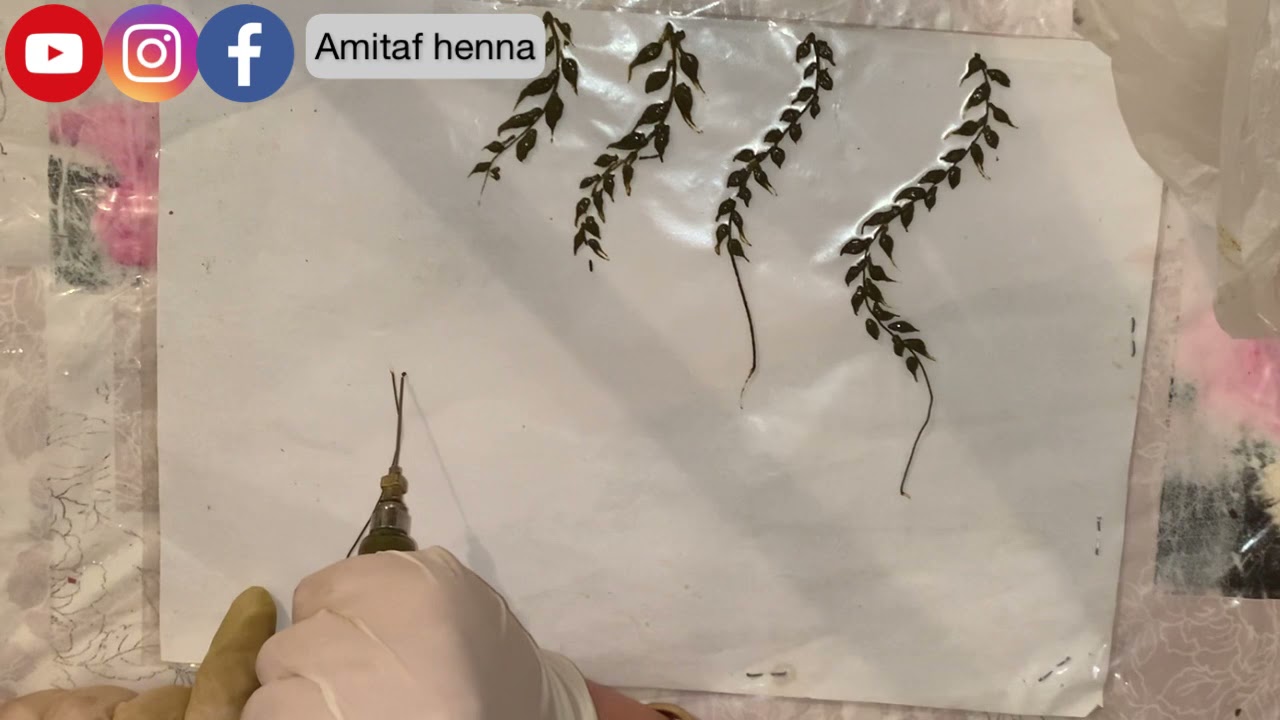 طريقة نقش السبولة بجوج طرق للمبتدئات بابرة البلاستيك والزجاج