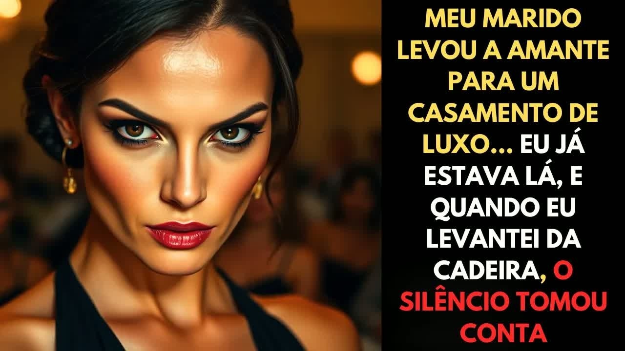 💔MEU MARIDO LEVOU A AMANTE PARA UM CASAMENTO DE LUXO. EU JÁ ESTAVA LÁ, E QUANDO LEVANTEI DA CADEIRA