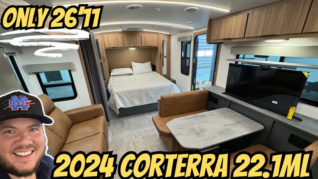 Best Looking RV for a Couple? 2024 Corterra 22.1ML | Travel Trailer under 27 Feet!