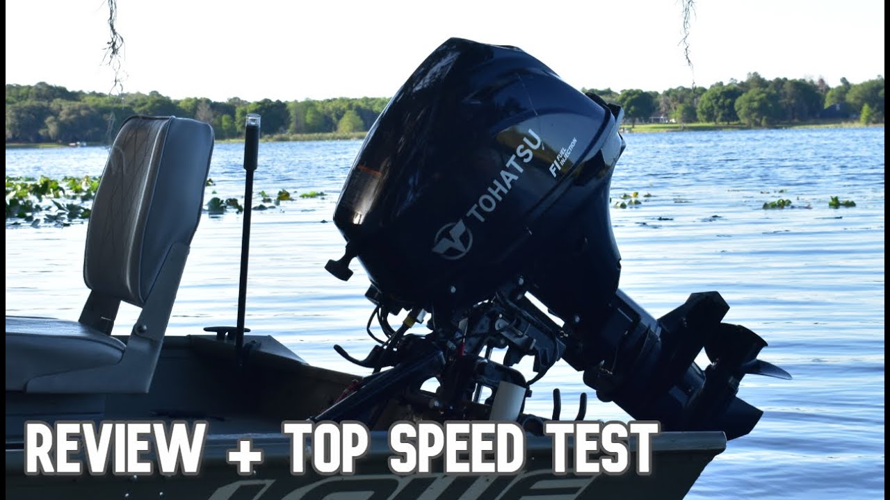 14ft Jon Boat Top Speed Test! (20hp Tohatsu)