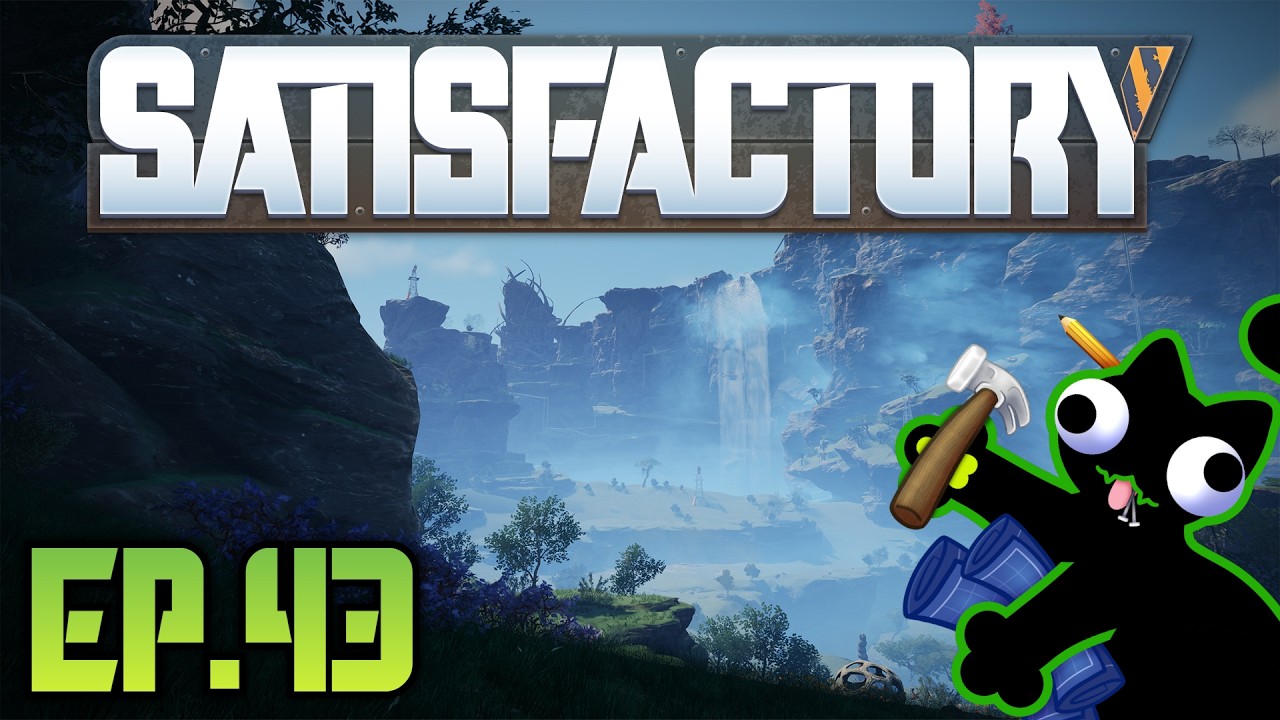Satisfactory Live Stream, Ep 43 - Alumina is almost DONE! PLEASE DON'T CRASH