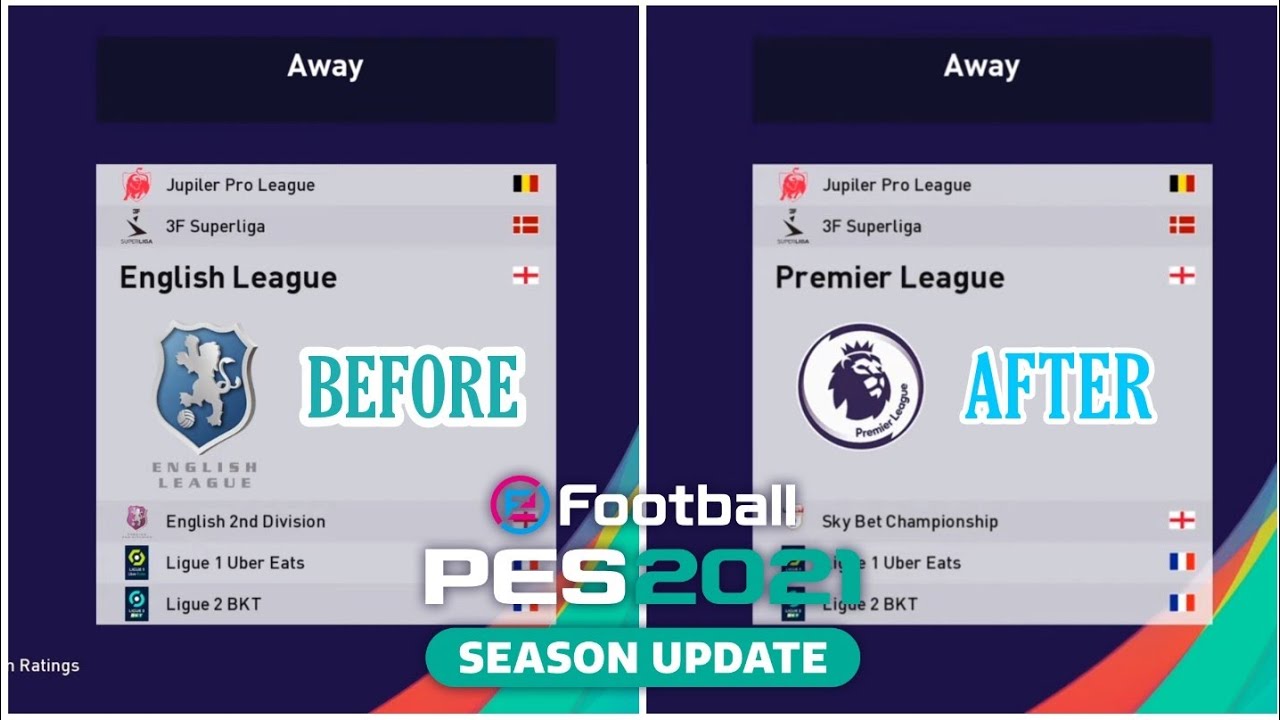 Semua Tim Berlisensi! Cara Menginstall Patch Atau Option File di PES 2021 Season Update PC/Steam