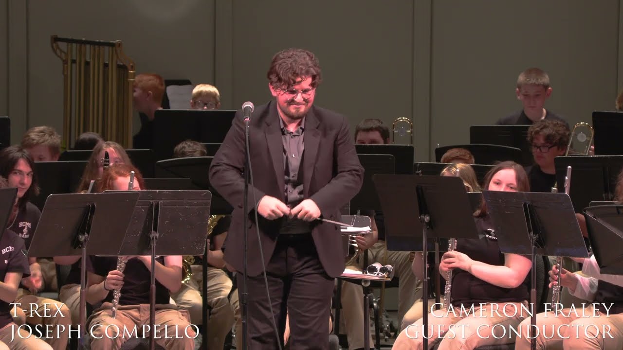Boyd County Middle School Band - T-Rex by Joseph Compello - Guest Conductor Cameron Fraley