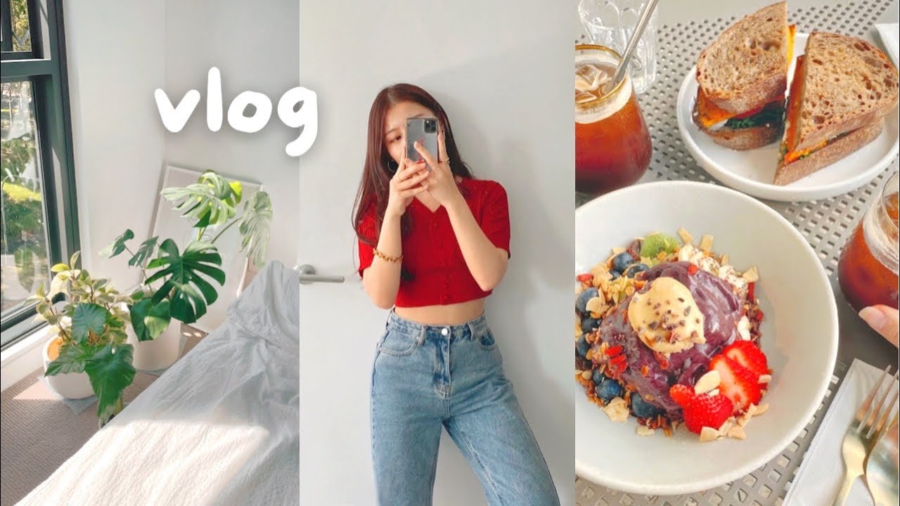 vlog | cafes, grocery haul, making shabu shabu, working out, current skincare routine 🥗