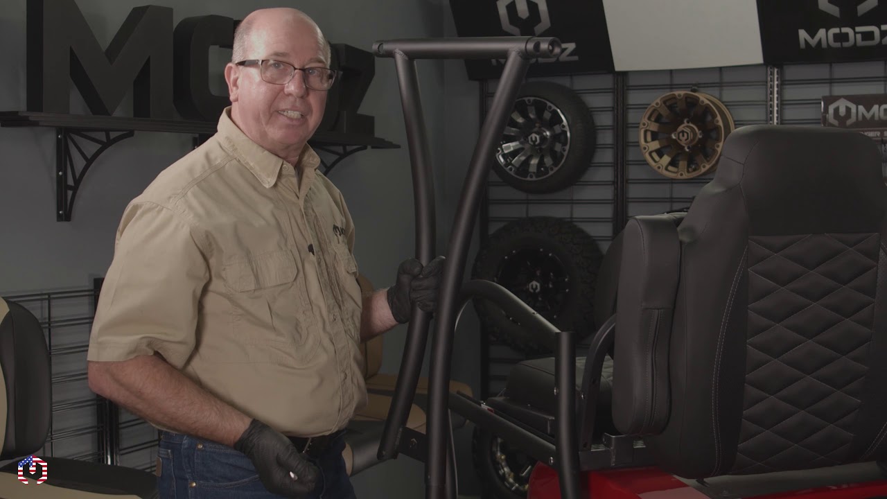 MODZ Tower Top Installation on a Club Car Precedent