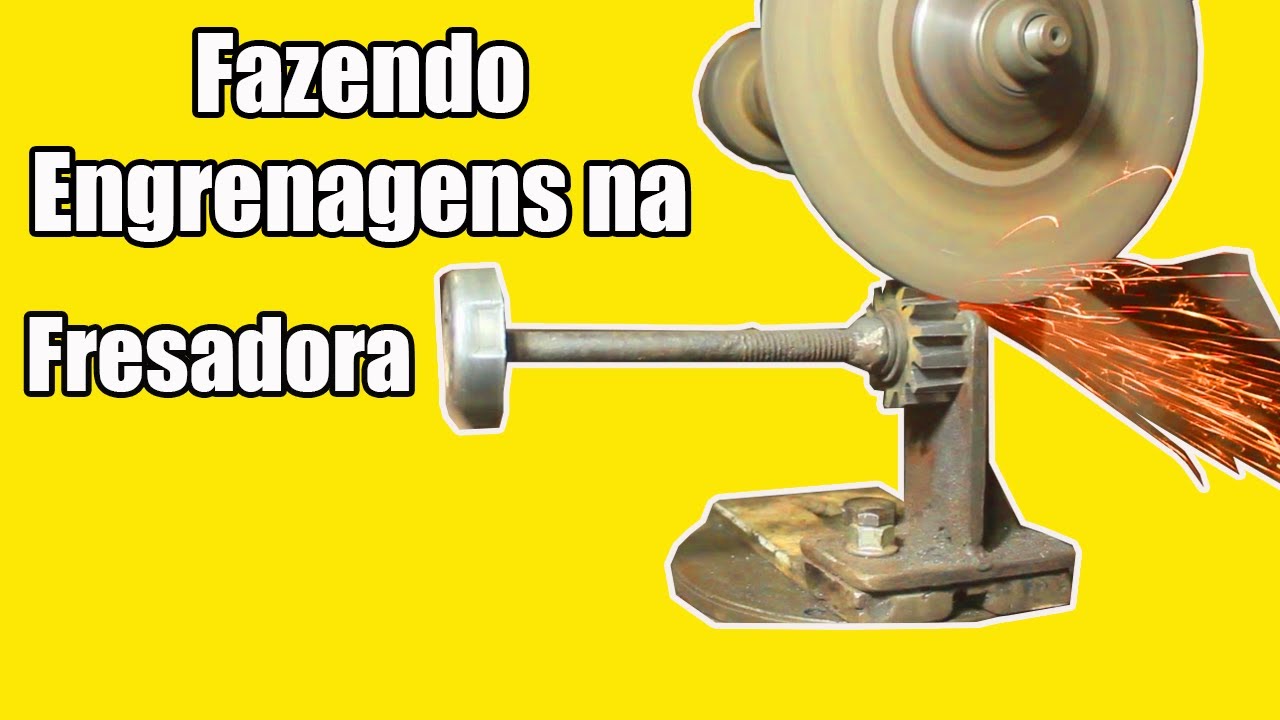 Fazendo engrenagem na frezadora