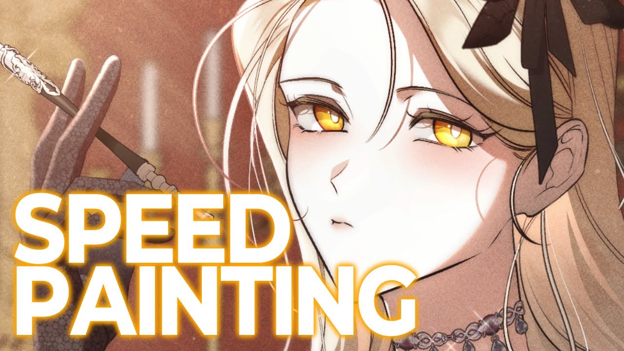 웹툰 후보정 스피드 페인팅/ WEBTOON SPEED PAINTING _ 로판 담배