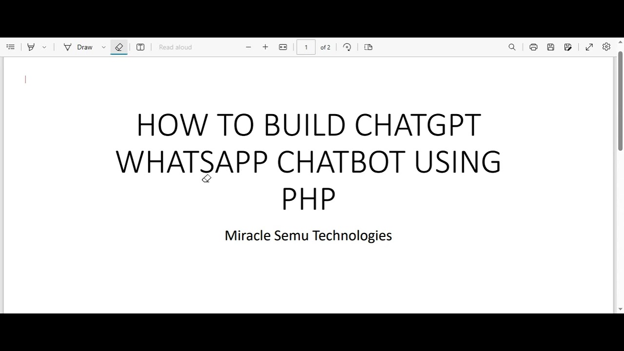 How to create whatsApp chatgpt chatbot using php code