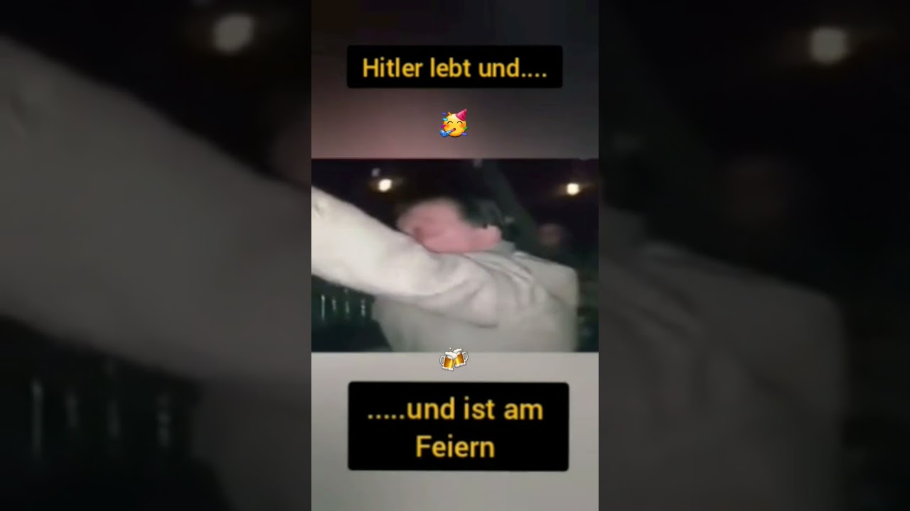Hitler lebt und und ist am feiern #adolfhitler #satire #party #Geschichte #Deutschland #politik