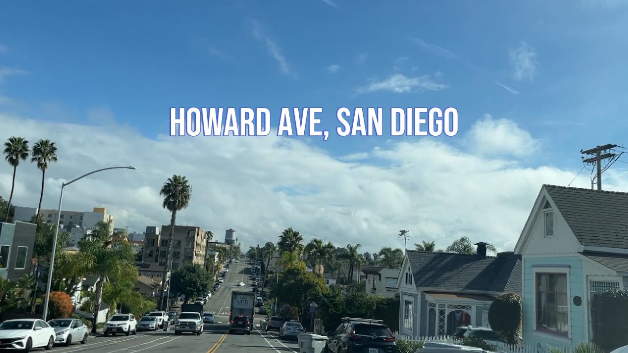 Driving From Balboa Park To Howard Ave