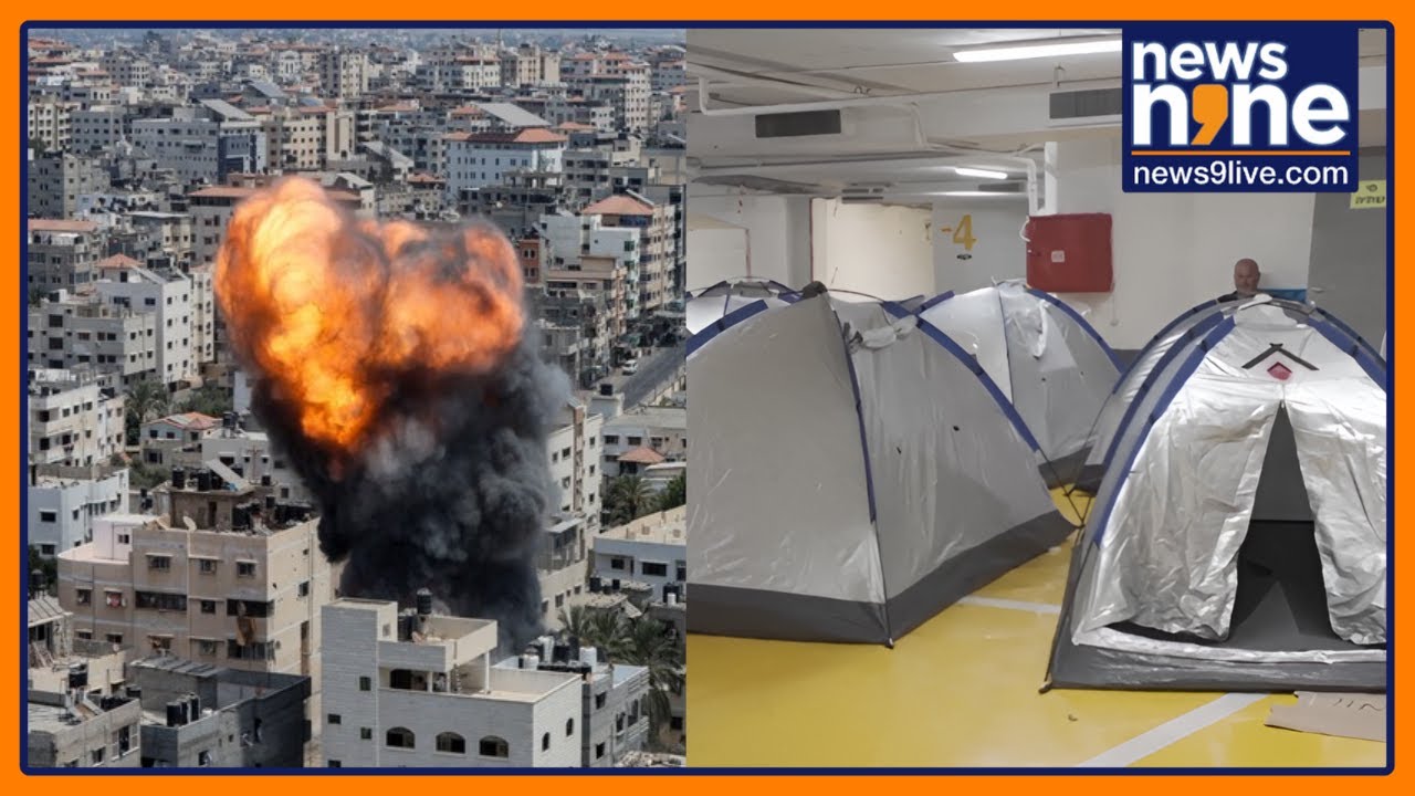 Tel Aviv Residents Take Shelter in Parking Lots After Iran’s Missile Barrage | News9