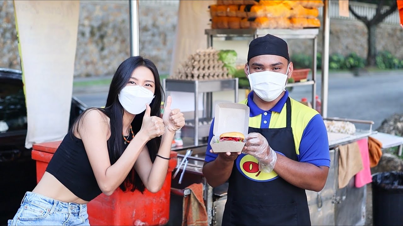 STREET MUKBANG BURGER DARI MALAYSIA!- Burger Ayam, Burger Daging, Burger Benjo, Hotdog, Burger Wagyu