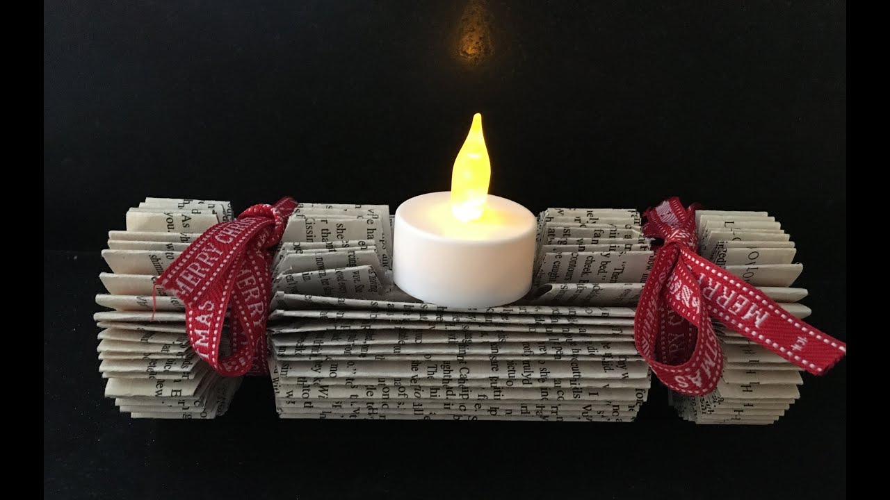 Book folding - Xmas cracker