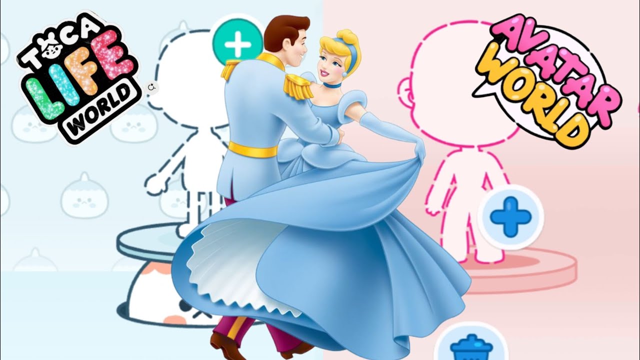 How To Make Cinderella & Prince in Avatarworld and Tocalifeworld #cinderella #prince #avatarworld 