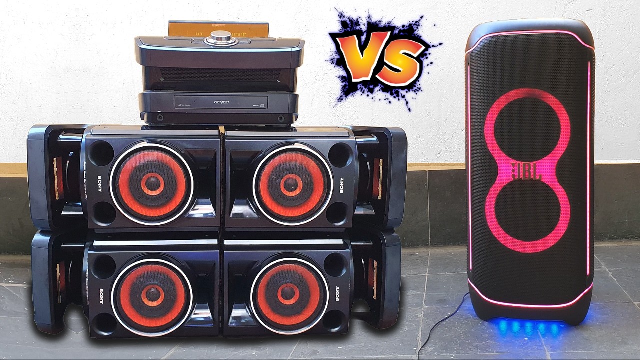 🟢💥 (COMPARATIVO) JBL PartyBox Ultimate ou SONY ZUX999? Qual tem MAIS SUBGRAVE?