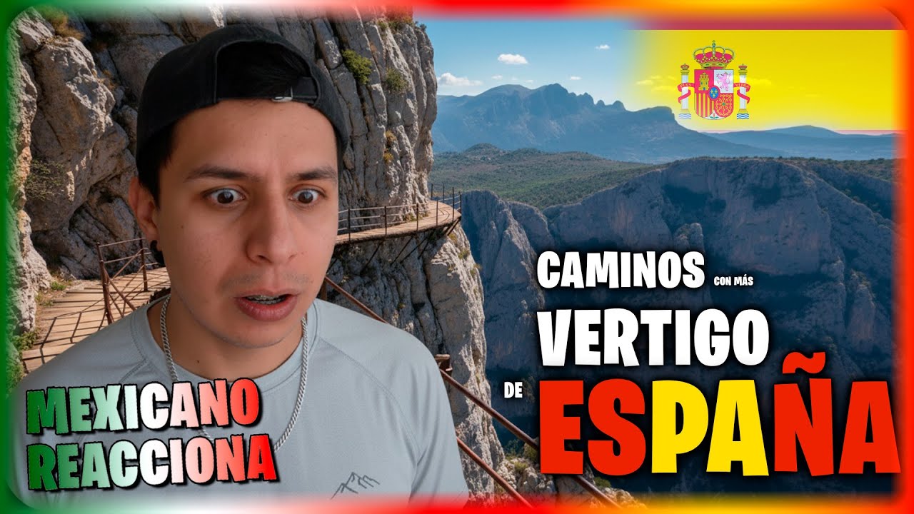Caminos con vértigo a 2.500 metros en ESPAÑA 🇪🇸 | Mexicano reacciona a ESPAÑA