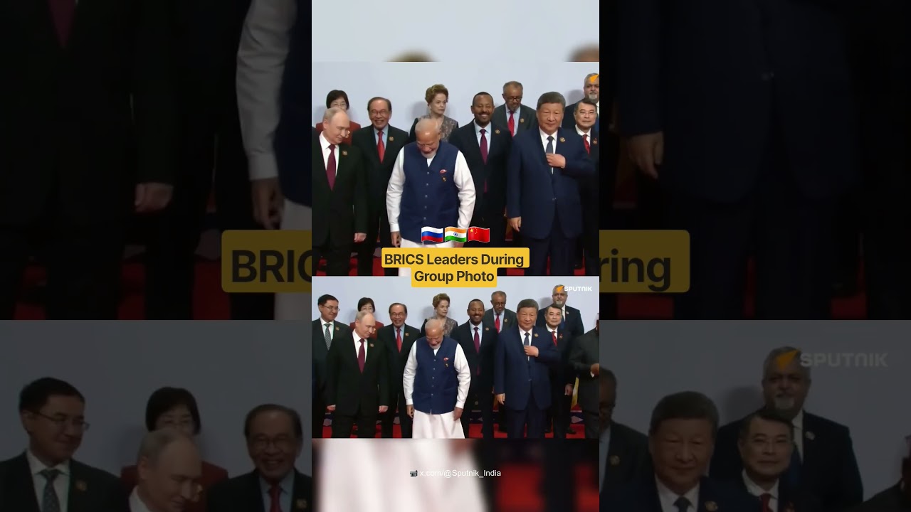 Putin, Modi, Xi Jinping And other BRICS Leaders Interact During Group Photo | 2026 BRICS