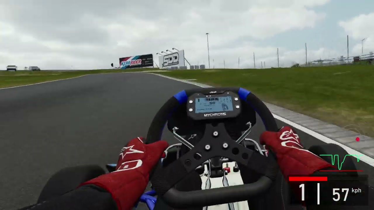 (Helmet Cam) 30 Minute Practice Session - 125cc X30 @ Victorian Kart Club - KartKraft