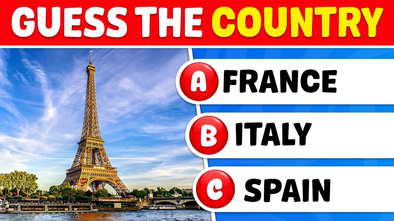 Guess The Country by it's famous landmark | Knowlio