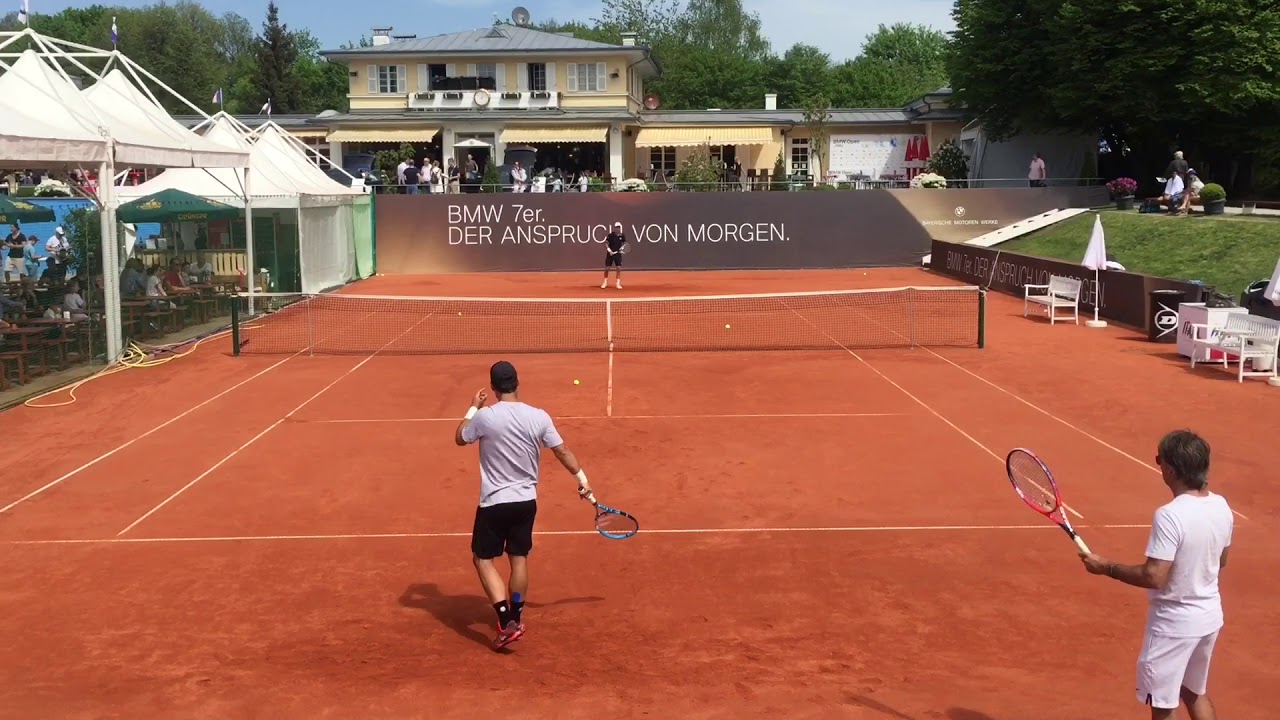 Fabio Fognini Court Level practice 2018