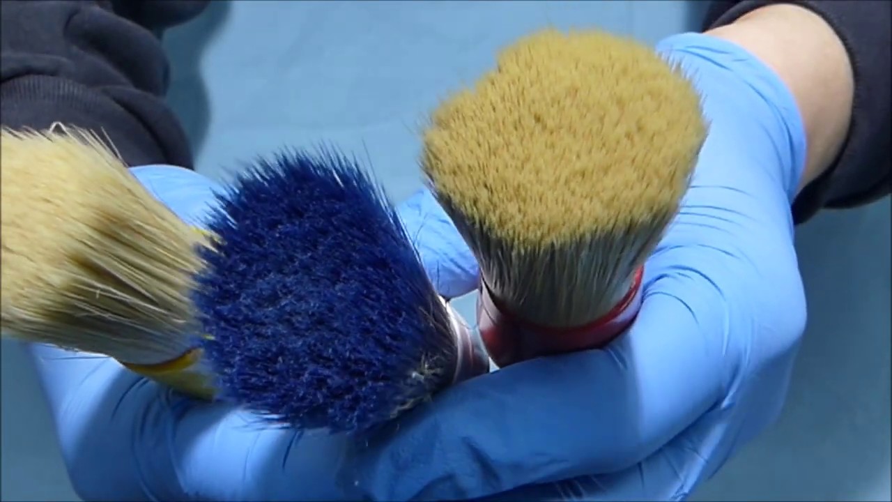 Porównanie pędzelków NO NAME - WORK STUFF - SHINY GARAGE