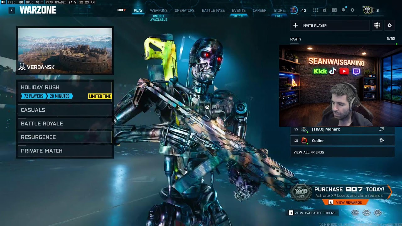 WARZONE EVERYDAY BATTLE ROYAL