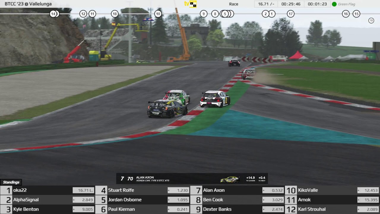 TRL - BTCC '23 @ Vallelunga | SimRacing-GP.net [rF2]