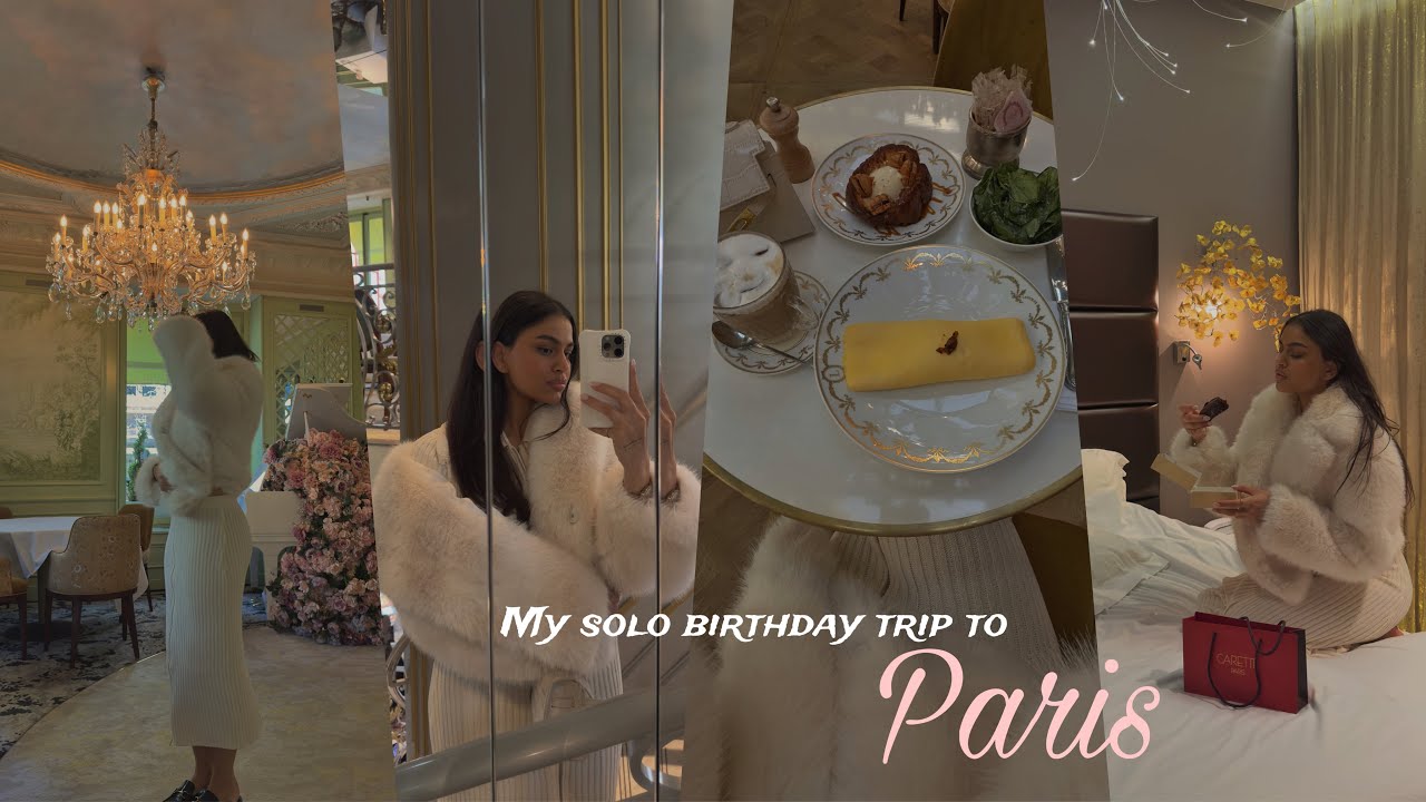 My Living Alone Diaries | My solo birthday trip to Paris 🇫🇷🥐🍰