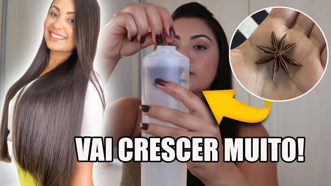 SHAMPOO CASEIRO PARA ACELERAR O CRESCIMENTO CAPILAR! (anis estrelado)