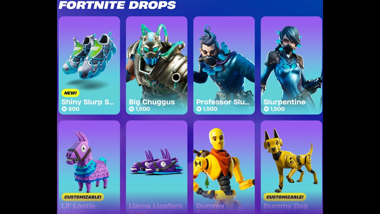 Fortnite Item Shop (18th February 2026) New Shiny Slurp Steppers Kicks #fortniteitemshopdaily