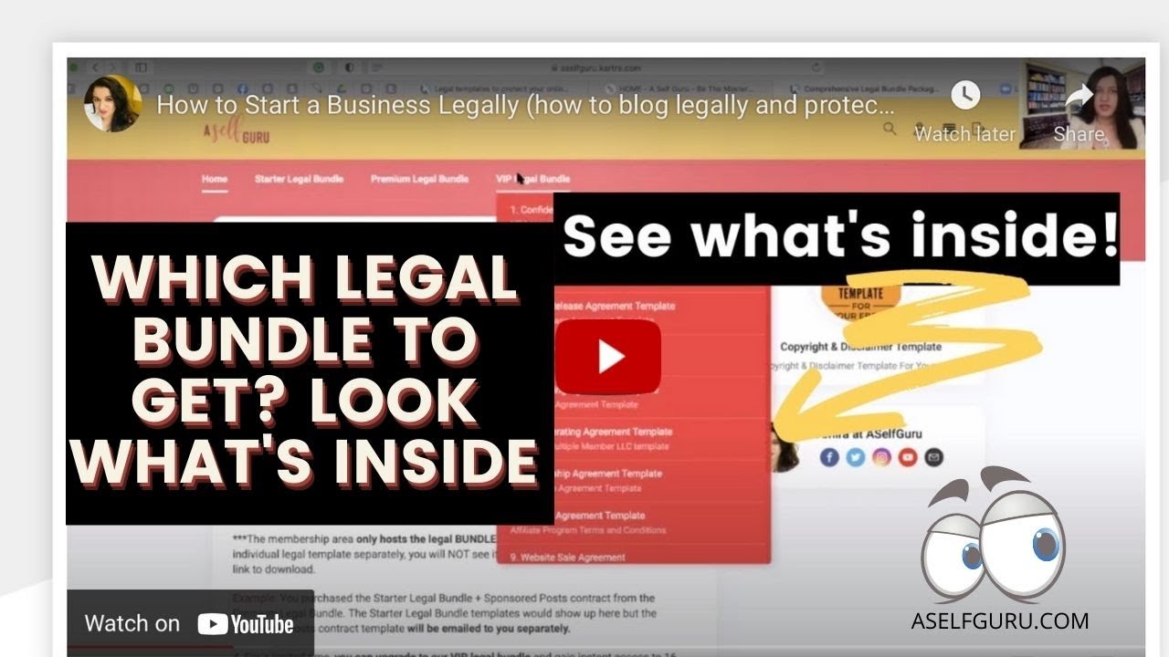 How to Start a Business Legally (how to blog legally and protect yourself from lawsuits)