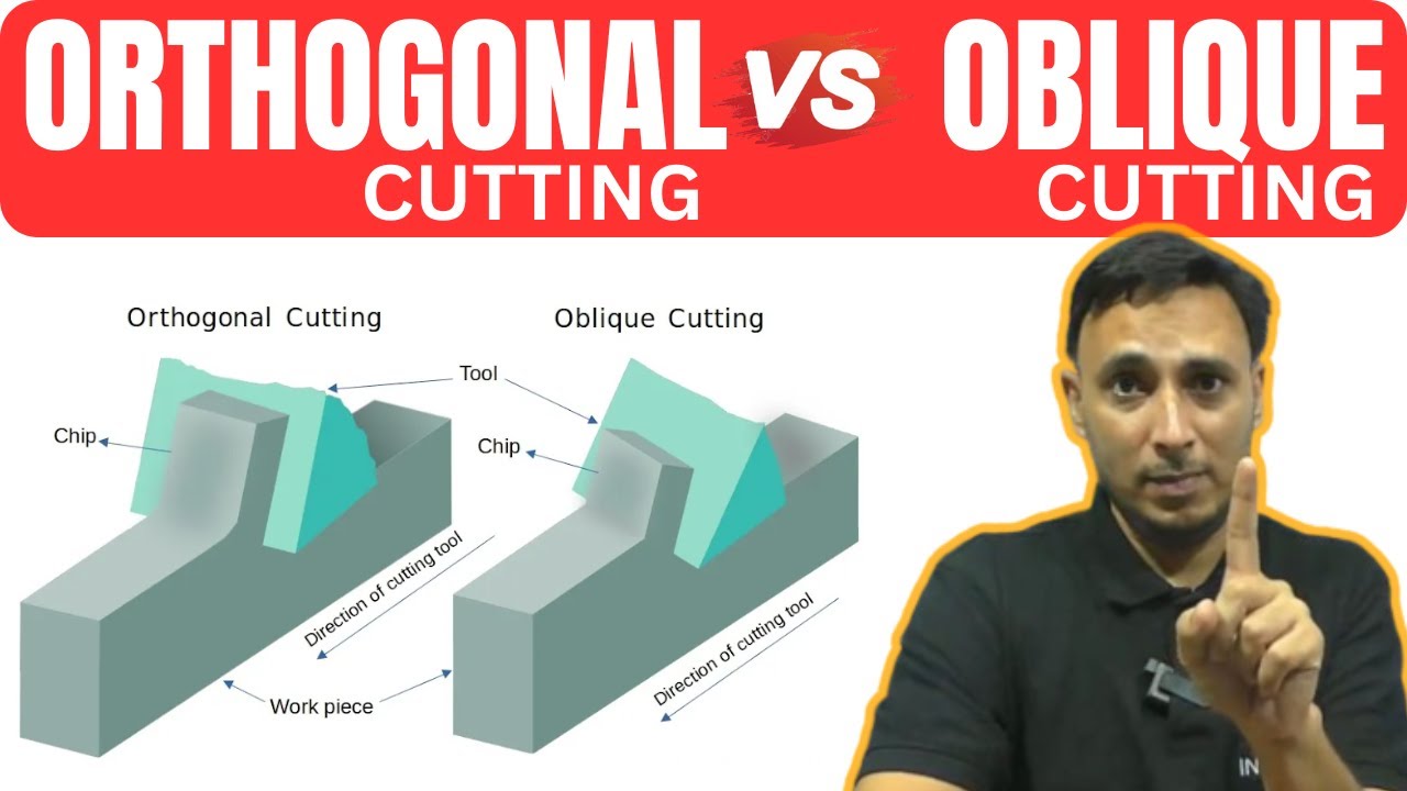 ORTHOGONAL AND OBLIQUE CUTTING IN HINDI