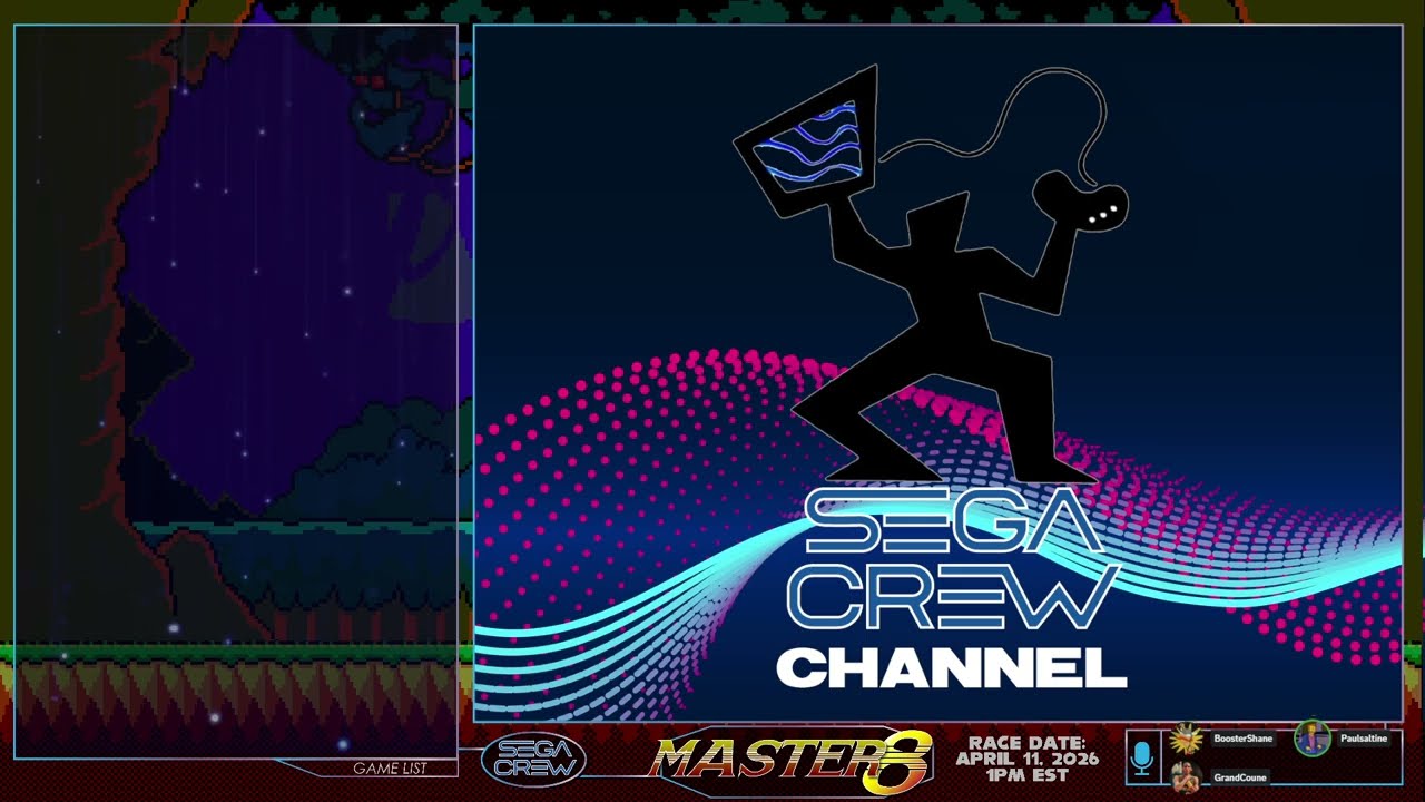 Sega Crew's Master 8 #6 Reveal Stream - Race April 11 2026 1pm EST!