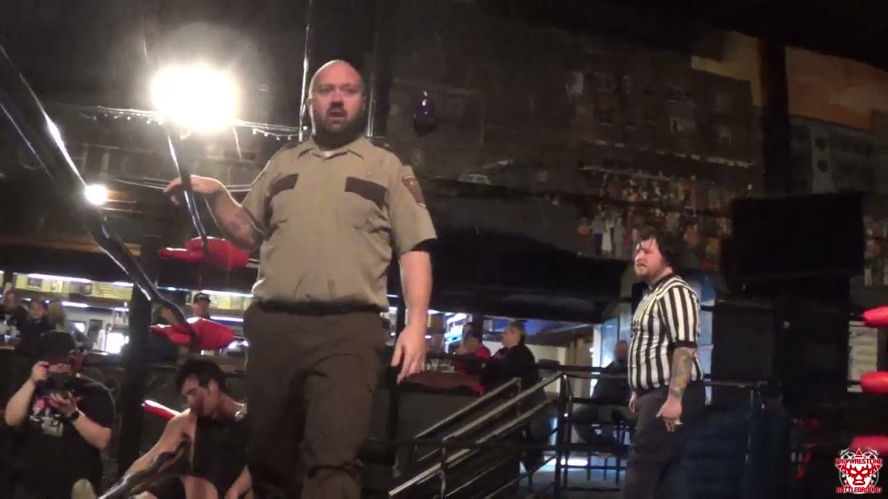 Rob Justice vs. Matt Honey. Pro Wrestling Battleground.
