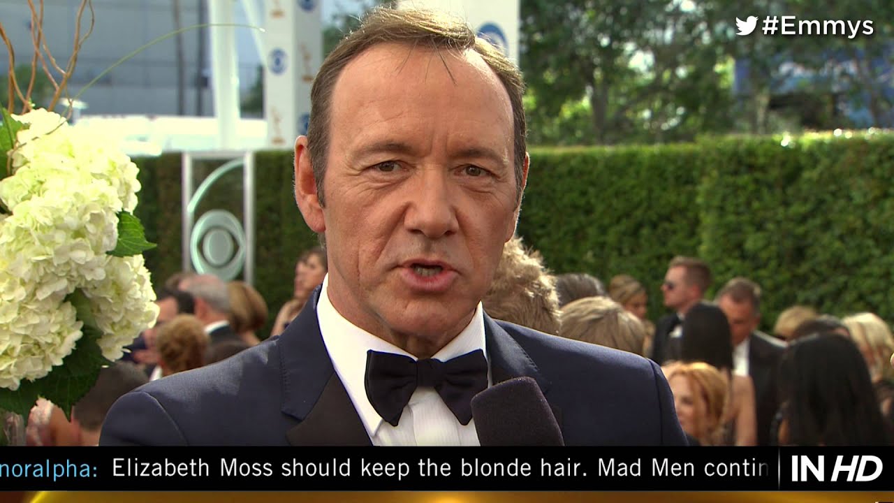 House of Cards' Kevin Spacey on the 2013 Emmy red carpet