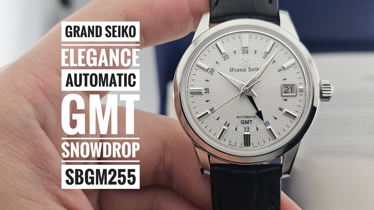 Grand Seiko Elegance Collection Automatic GMT Snowdrop SBGM255