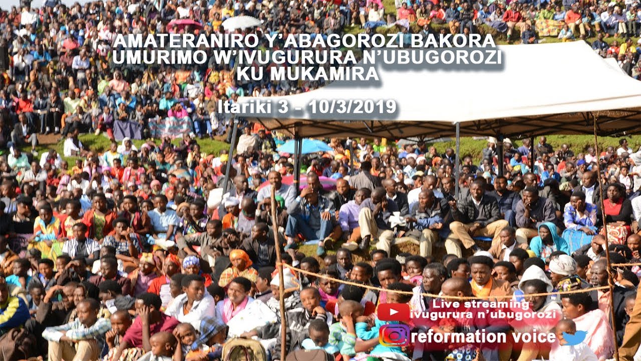 AMATERANIRO Y'ABAGOROZI BAKORA UMURIMO W'IVUGURURA N'UBUGOROZI KU MUKAMIRA