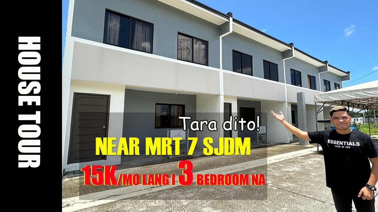 15K/mo for 3bedroom House near MRT 7 SJDM Bulacan I Alexa Townhouse