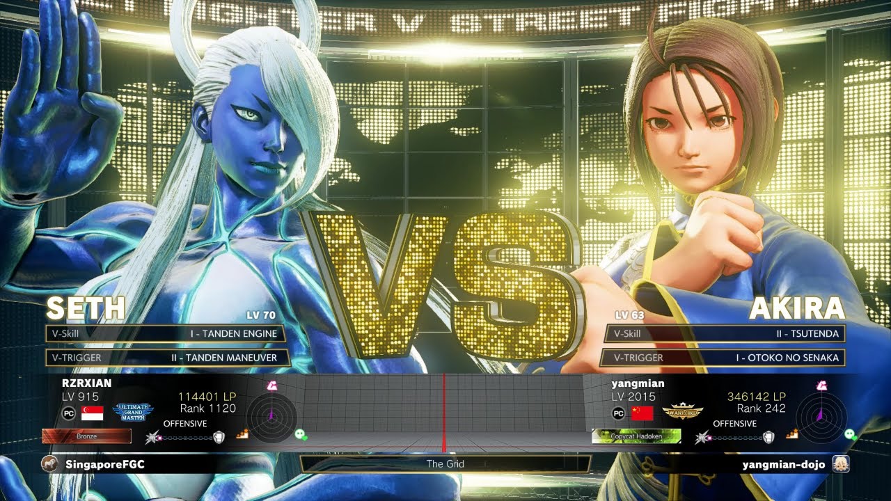 SFV Champion Edition 🔥 Xian (Seth) Vs yangmian (Akira) 🔥 Online Match's 01-25-2023