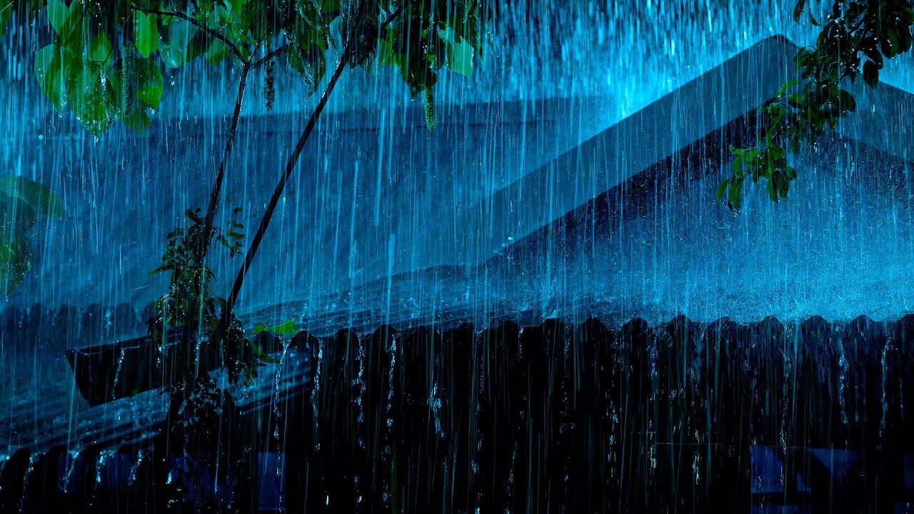 (Без Рекламы) Терапия Дождливой Ночью 🌧️ 3 Минуты Для Глубокого Сна Под Проливной Дождь И Громки...