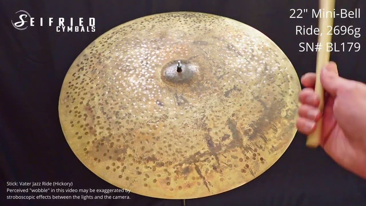 Seifried Cymbals - Cymbal SN# BL179