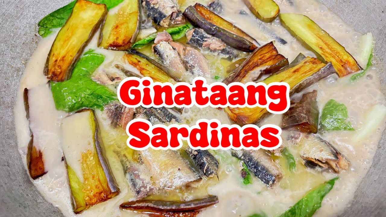 How to cook Ginaatang Sardinas?