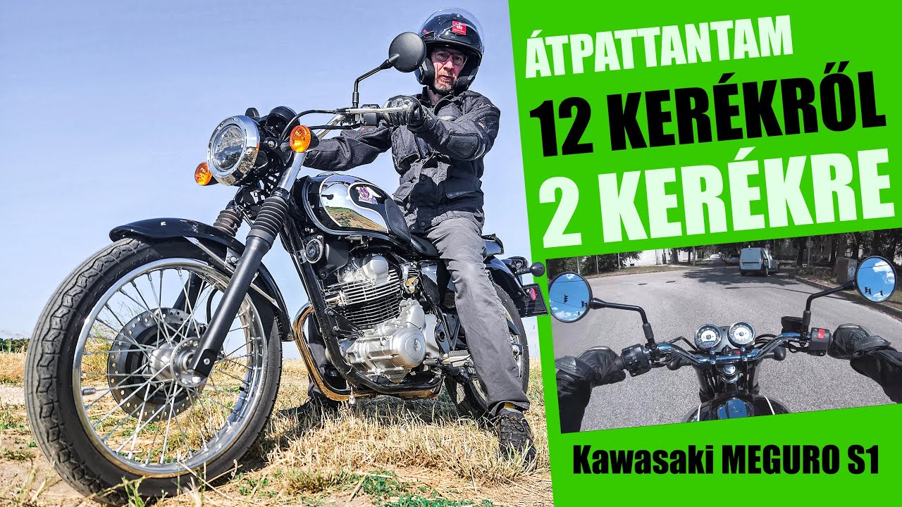 15 év után, ismét motoron! | Lábtörésből motorvásárlás | Kawasaki Meguro S1 / W230