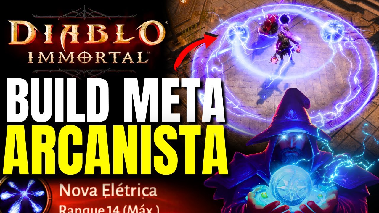 A MELHOR Build de ARCANISTA no Momento! FAZ TUDO! &lsaquo; Diablo Immortal PvE&rsaquo;