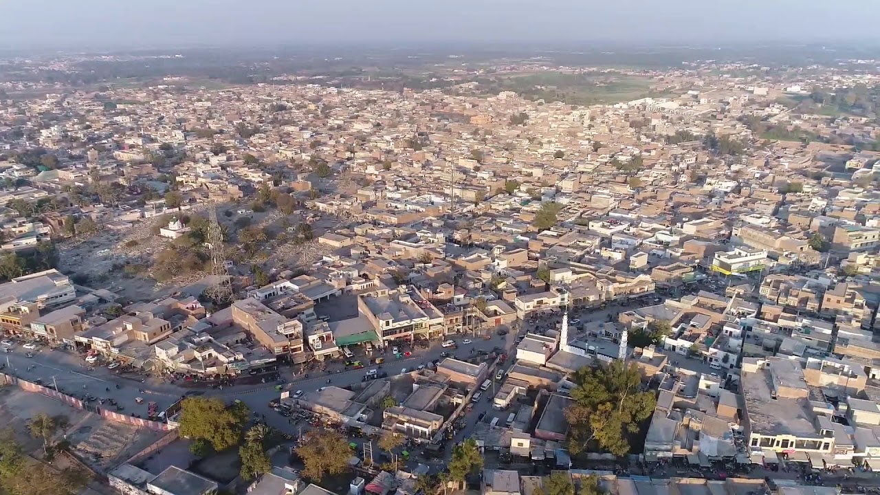 Beautiful Muzaffargarh | Muzaffargarh Ariel view | Muzaffargarh