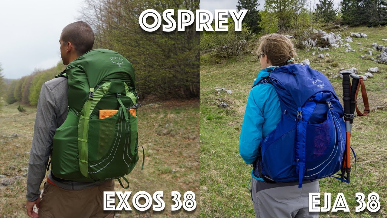 Zaino Osprey Exos/Eja 38 // Recensione