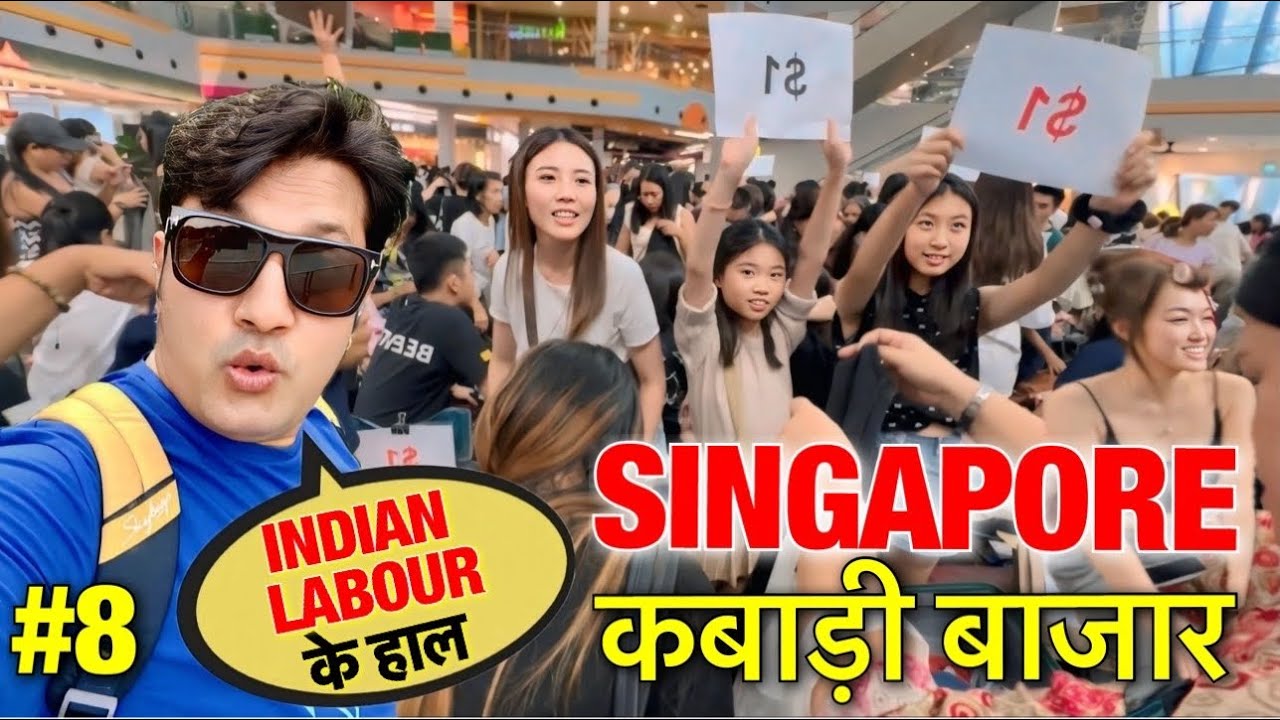 Indian Labour Life in Singapore 🇸🇬 | Flea Market of Singapore | Life of Labourclass in Singapore